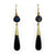 Opal & Onyx Drop Earrings