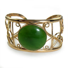 Filigree Koru Design Cuff Bracelet