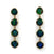 Opal Triplet Drop Earrings