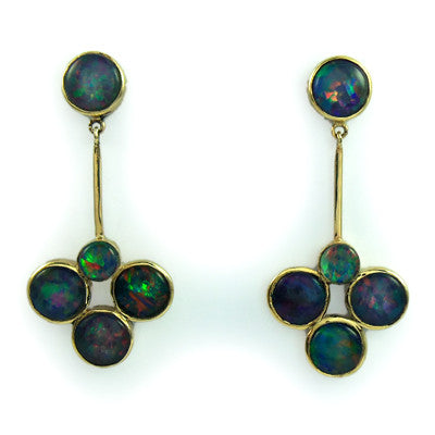 Opal Pendulum Earrings