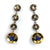 Sapphire & Diamond Pendant Earrings