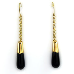 Onyx Drop Earrings